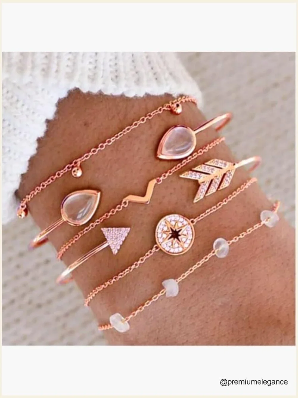 65 Piece Gold Jewelry Set Necklace Bracelet Ring Earrings Women Fashion Costume
